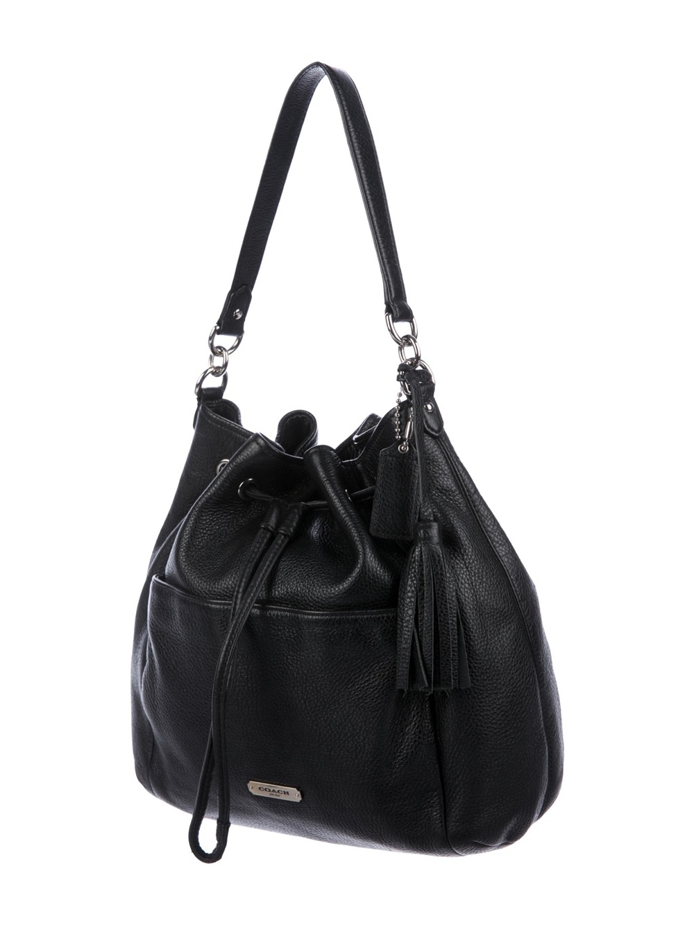 Coach Avery Pebbled Leather Bucket Bag